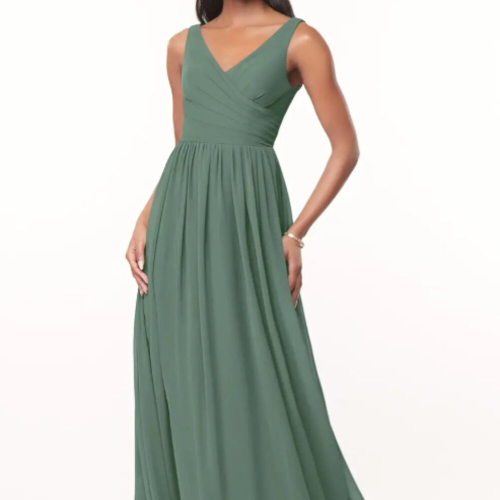 Azazie Keyla Dress - Eucalyptus